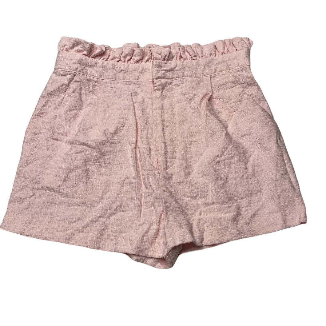 Girls Bardot Junior, pink lightweight shorts, adjustable, EUC, size 8,  