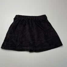 Load image into Gallery viewer, Girls EQSQ Kids, chunky corduory skirt, elasticated, L: 26cm, EUC, size 3,  
