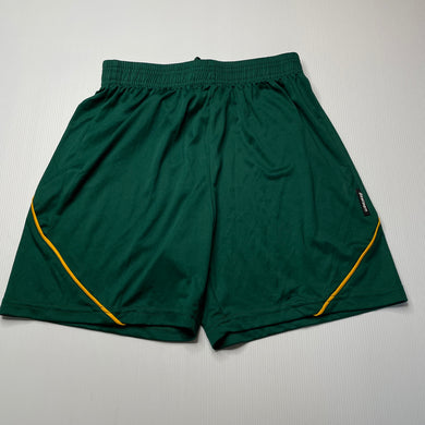 unisex Besteam, green sports / activewear shorts, elasticated, EUC, size 14,  