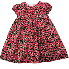 Load image into Gallery viewer, Girls Stawberry Faire, lined cotton dress, strawberries, EUC, size 2, L: 49cm