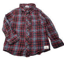 Load image into Gallery viewer, Boys Cotton On, checked cotton long sleeve shirt, GUC, size 5,  