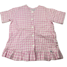 Load image into Gallery viewer, Girls HOPSCOTCH, checked cotton top, Made In Australia, L: 46cm, armpit to armpit: 39cm, EUC, size 6,  