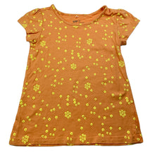 Load image into Gallery viewer, Girls Anko, orange floral cotton t-shirt / top, FUC, size 7,  