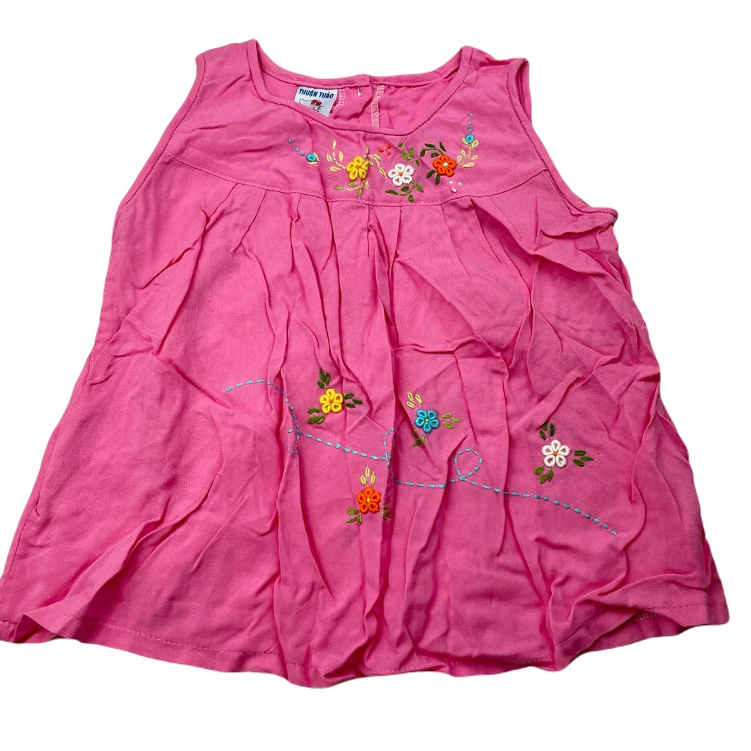 Girls THUAN THAO, embroidered lightweight top, EUC, size 2,  