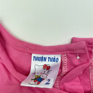Girls THUAN THAO, embroidered lightweight top, EUC, size 2,  