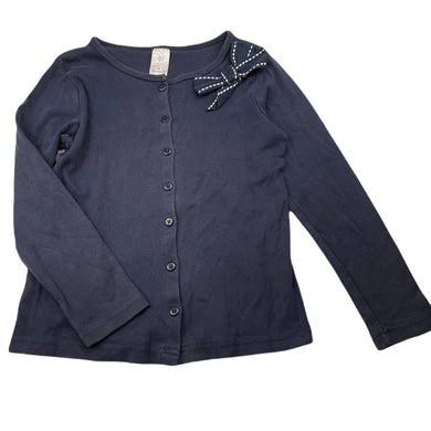Girls Target, navy cotton long sleeve top, FUC, size 6,  