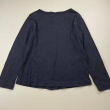 Load image into Gallery viewer, Girls Target, navy cotton long sleeve top, FUC, size 6,  