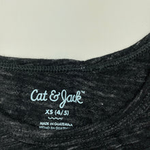 Load image into Gallery viewer, Girls Cat &amp; Jack, grey marle singlet / tank top, EUC, size 4-5,  