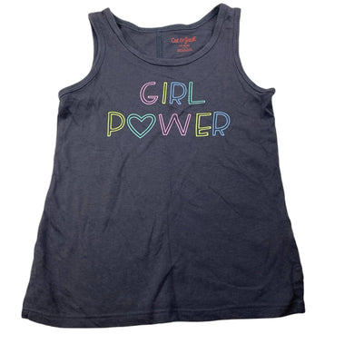 Girls Cat & Jack, grey singlet / tank top, GUC, size 4-5,  