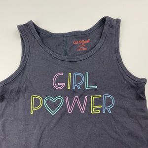 Girls Cat & Jack, grey singlet / tank top, GUC, size 4-5,  