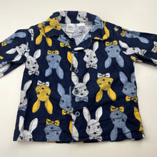 Load image into Gallery viewer, Boys Baby Berry, flannel cotton winter pyjama top, EUC, size 1,  