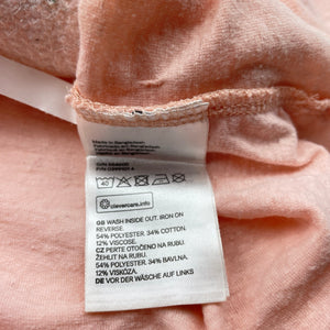 Girls H&M, lightweight cropped t-shirt / top, sequins, GUC, size 9-10,  