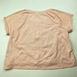 Girls H&M, lightweight cropped t-shirt / top, sequins, GUC, size 9-10,  