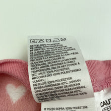 Load image into Gallery viewer, Girls H&amp;M, lightweight fleece winter pyjama top, GUC, size 4,  