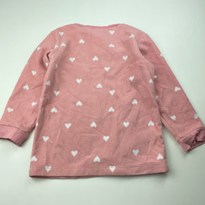 Girls H&M, lightweight fleece winter pyjama top, GUC, size 4,  