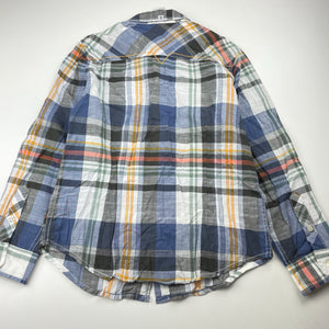 Boys Guess, checked lightweight cotton long sleeve shirt, EUC, size 8-10,  