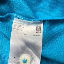 Load image into Gallery viewer, Boys Uniqlo, blue polo shirt top, EUC, size 10,  