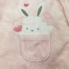 Load image into Gallery viewer, Girls Baby Harvest, pink velour coverall / romper, EUC, size 0,  