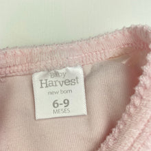Load image into Gallery viewer, Girls Baby Harvest, pink velour coverall / romper, EUC, size 0,  