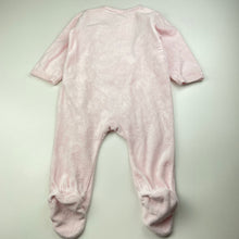 Load image into Gallery viewer, Girls Baby Harvest, pink velour coverall / romper, EUC, size 0,  