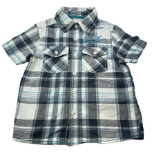 Load image into Gallery viewer, Boys Milkshake, checked cotton short sleeve shirt, GUC, size 3,  