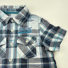 Load image into Gallery viewer, Boys Milkshake, checked cotton short sleeve shirt, GUC, size 3,  