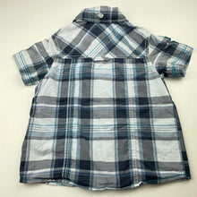 Load image into Gallery viewer, Boys Milkshake, checked cotton short sleeve shirt, GUC, size 3,  