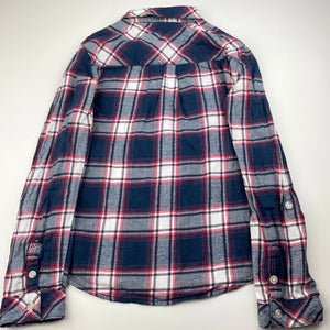 Girls Anko, checked cotton long sleeve shirt, EUC, size 12,  