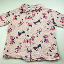 Load image into Gallery viewer, Girls Anko, flannel cotton winter pyjama top, GUC, size 6,  