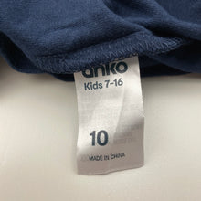 Load image into Gallery viewer, Girls Anko, navy cotton Christmas t-shirt / top, NEW, size 10,  