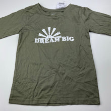 Load image into Gallery viewer, Girls Anko, khaki cotton long sleeve t-shirt / top, NEW, size 6,  