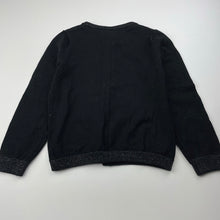 Load image into Gallery viewer, Girls Target, black knitted cardigan / sweater, GUC, size 5,  