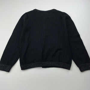 Girls Target, black knitted cardigan / sweater, GUC, size 5,  