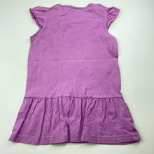 Load image into Gallery viewer, Girls All 4 Me, purple cotton top, L: 48cm, FUC, size 6,  