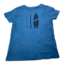 Load image into Gallery viewer, Boys Anko, blue cotton t-shirt / top, surfboards, EUC, size 4,  