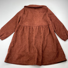 Load image into Gallery viewer, Girls SHEIN, brown casual long sleeve dress, EUC, size 5, L: 53cm