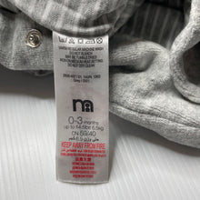 Load image into Gallery viewer, Boys Mothercare, cotton lined wadded velour hooded romper, EUC, size 000,  