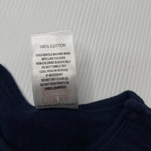 Load image into Gallery viewer, Girls Ollies Place, navy cotton bodysuit / romper, EUC, size 0,  