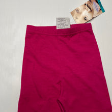 Load image into Gallery viewer, Girls Little Wishes, pink leggings / bottoms, elasticated, NEW, size 0,  