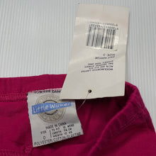 Load image into Gallery viewer, Girls Little Wishes, pink leggings / bottoms, elasticated, NEW, size 0,  