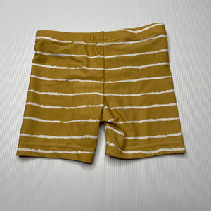 Boys Anko, striped swim shorts, elasticated, EUC, size 0,  