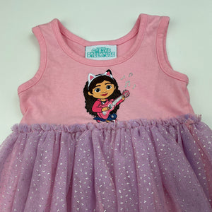 Dreamworks, GABBY'S DOLLHOUSE cotton & tulle party dress, EUC, size 1, L: 43cm DaisyChainClothing Dreamworks, GABBY'S DOLLHOUSE cotton & tulle party dress, EUC, size 1, L: 43cm DaisyChainClothing