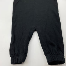 Load image into Gallery viewer, unisex Baby Berry, black fleece lined romper, EUC, size 0,  