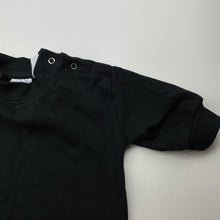 Load image into Gallery viewer, unisex Baby Berry, black fleece lined romper, EUC, size 0,  