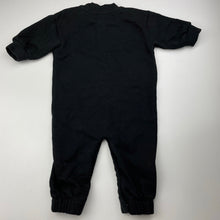 Load image into Gallery viewer, unisex Baby Berry, black fleece lined romper, EUC, size 0,  