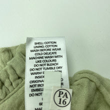 Load image into Gallery viewer, Girls Target, lined embroidered crinkle cotton dress, GUC, size 0, L: 38cm