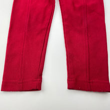 Load image into Gallery viewer, Girls Kids Club, vintage ribbed pants, elasticated, Inside leg: 34.5cm, FUC, size 3,  