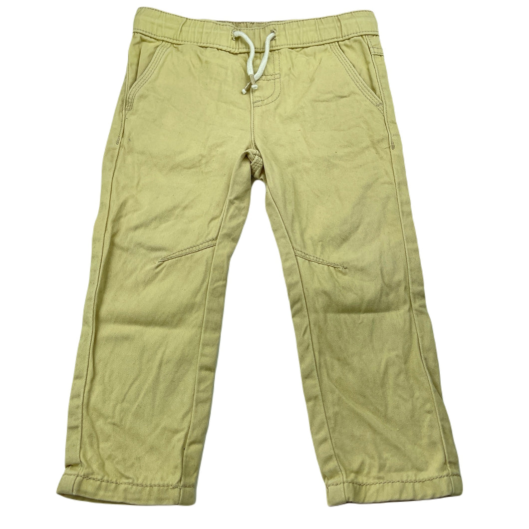 Boys Brilliant Basics, cotton chino pants, drawcord, Inside leg: 31.5cm, FUC, size 1,  