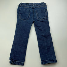 Load image into Gallery viewer, Girls Anko, blue stretch denim jeans, adjustable, Inside leg: 32.5cm, FUC, size 3,  