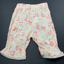 Load image into Gallery viewer, Girls Coudemail, lightweight cotton pants / bottoms, elasticated, EUC, size 0,  